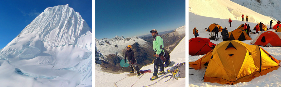 Climbing Alpamayo