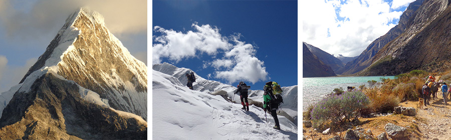 Escalada nevado Artesonraju