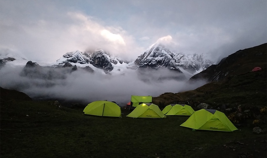 The classic tents we use on our Trekking Tours